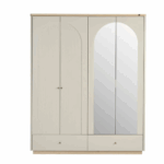 BORNEO ARMOIRE 4 PORTES + 2 TIROIRS – Image 2
