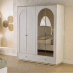 BORNEO ARMOIRE 4 PORTES + 2 TIROIRS
