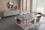 BRIELLA TABLE FIX SALLE À MANGER + 6 CHAISES – Image 4