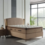 PACK MISTY MINK SOMMIER AVEC RANGEMENT + 2 CHEVETS DIAMOND