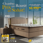 PACK MISTY MINK SOMMIER AVEC RANGEMENT + 2 CHEVETS DIAMOND