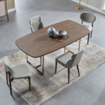 MARVEN TABLE À MANGER + 6 CHAISES