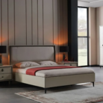 VISTA TÊTE DE LIT 160x200 CM + SOMMIER CREAM