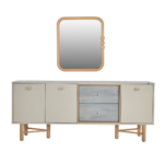 LINUS BUFFET + MIROIR