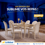 ELITE SALLE À MANGER TABLE + 6 CHAISES