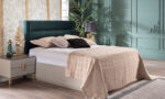 PACK SERRA SOMMIER + 2 CHEVETS + COMMODE AVEC MIROIR – Image 3