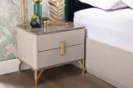 PACK SERRA SOMMIER + 2 CHEVETS + COMMODE AVEC MIROIR – Image 6