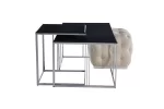 VIOLA TABLE BASSE + POUF + TABLE D'APPOINT – Image 3