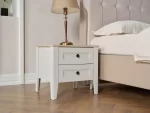 FIONA SOMMIER AVEC RANGEMENT + TÊTE DE LIT + 2 CHEVETS + MATELAS – Image 10