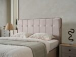 FIONA SOMMIER AVEC RANGEMENT + TÊTE DE LIT + 2 CHEVETS + MATELAS – Image 6
