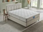 IDEAL SOMMIER AVEC RANGEMENT + TÊTE DE LIT + MATELAS – Image 2
