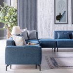 MARY SALON 8 UNITES MODULABLES BLEU AVEC FAUTEUIL – Image 4