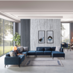 MARY SALON 8 UNITES MODULABLES BLEU AVEC FAUTEUIL – Image 5